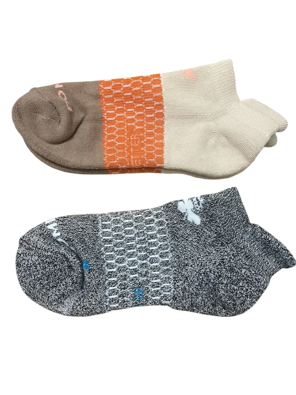 Set of 2 Women’s Week of Bombas Ankle Socks M Comfort Cotton Blend Casual